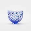 sake cup ｢Arabesque blu (藍蔓草)｣