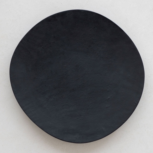 商品写真：丸葉皿 1尺