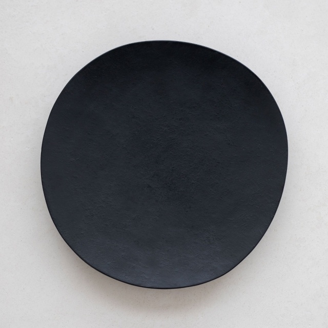 商品写真：丸葉皿 8.5寸