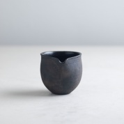 作品写真「黒銀彩片口 大」