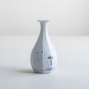 作品写真「青画辰砂徳利」