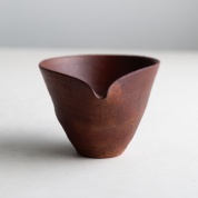 作品写真「赤い片口 大」