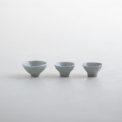 作品写真「青瓷印花紋チブグヮー」