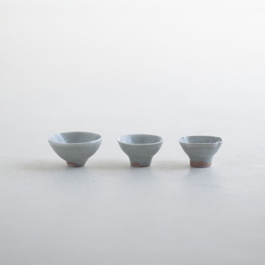 作品写真「青瓷印花紋チブグヮー」