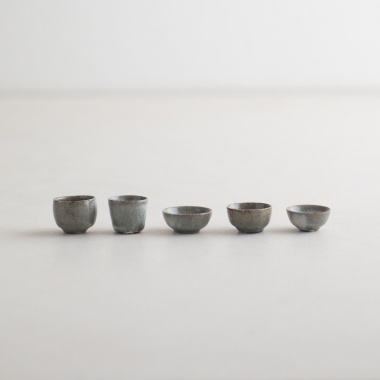 作品写真「林檎灰釉チブグヮー」