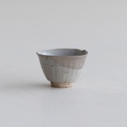 作品写真「初期伊万里 鎬文盃（銀繕い）」