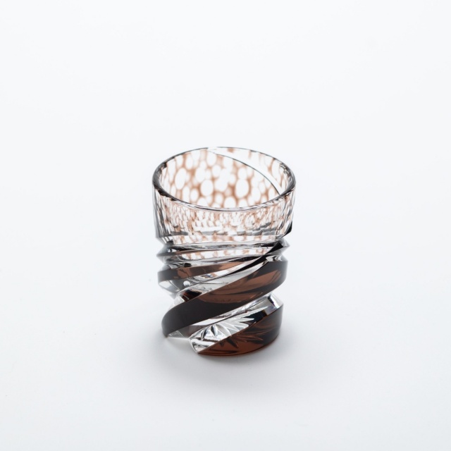 商品写真：寸胴酒盃（チョコ）カーブレズ a