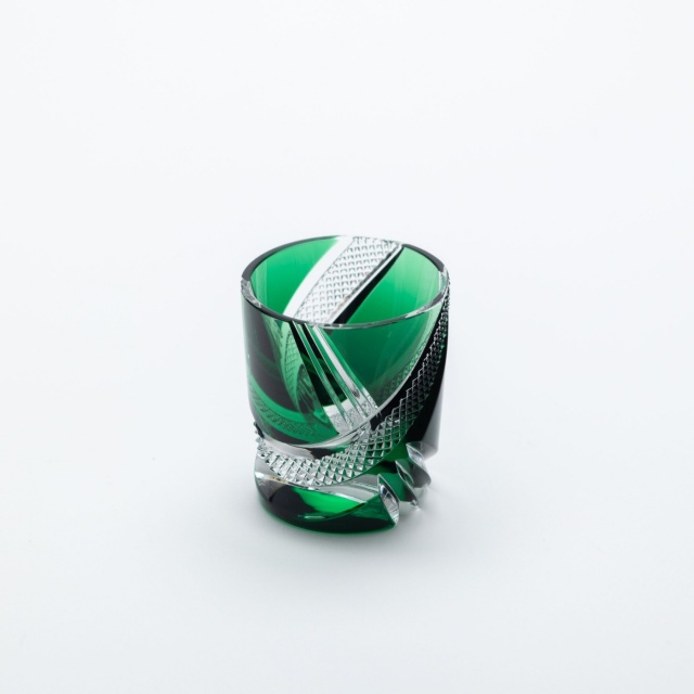 商品写真：寸胴酒盃（深緑）帯