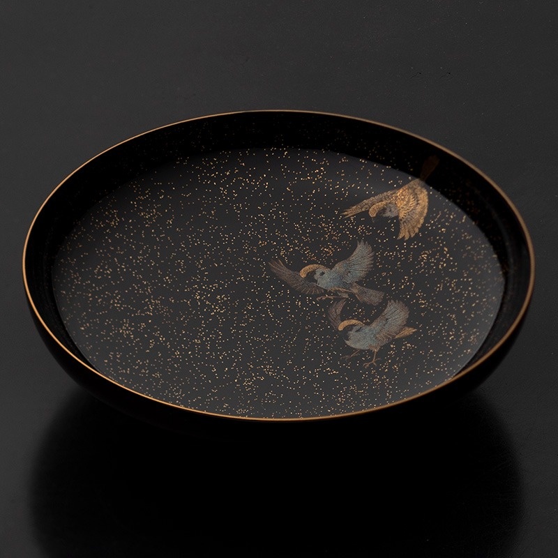 樋渡 賢　「蒔絵手帖 13 「雀蒔絵」」